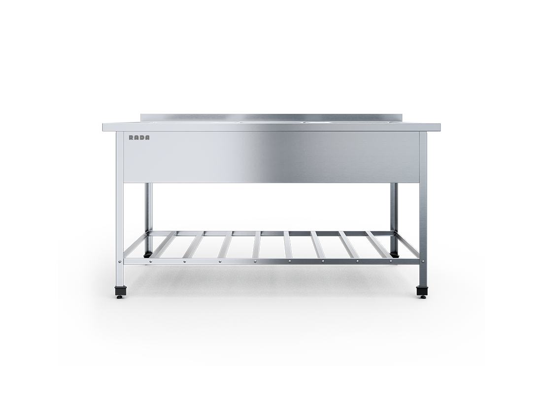 Ванна моечная цельнотянутая 3 емкости 500х400х300, с бортом (арт. ВМЦ-3-16/7-Р)