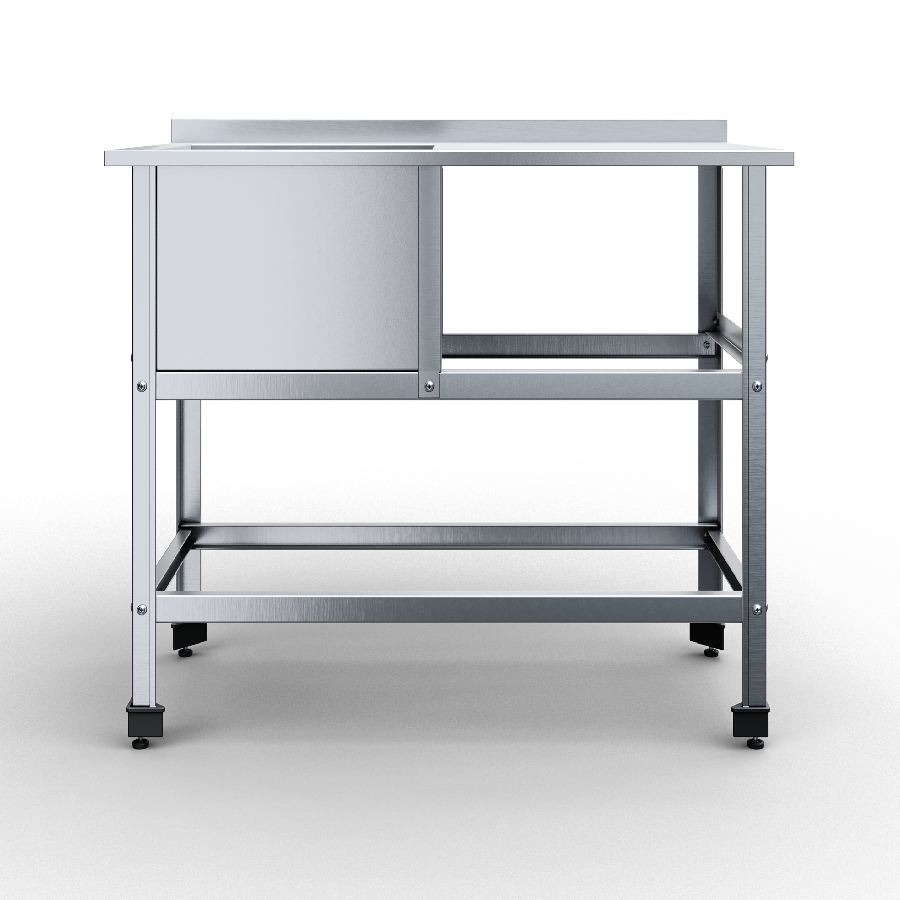 Ванна-стол, рабочая поверхность-справа 900х700х850