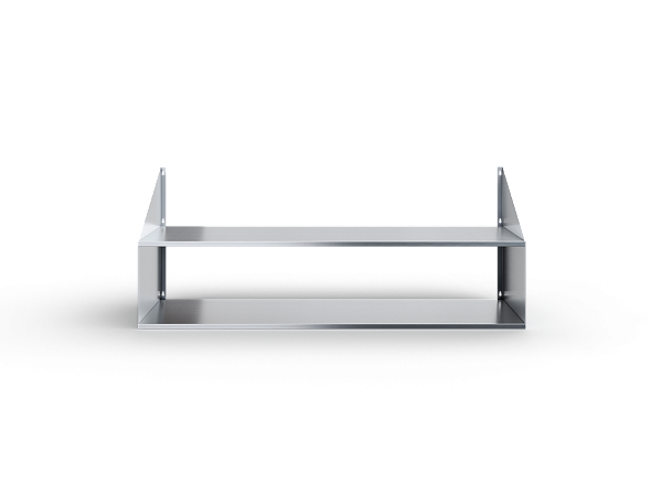 Полка настенная перфорированная 2-х ярусная ПКЧ-2-13/3-П