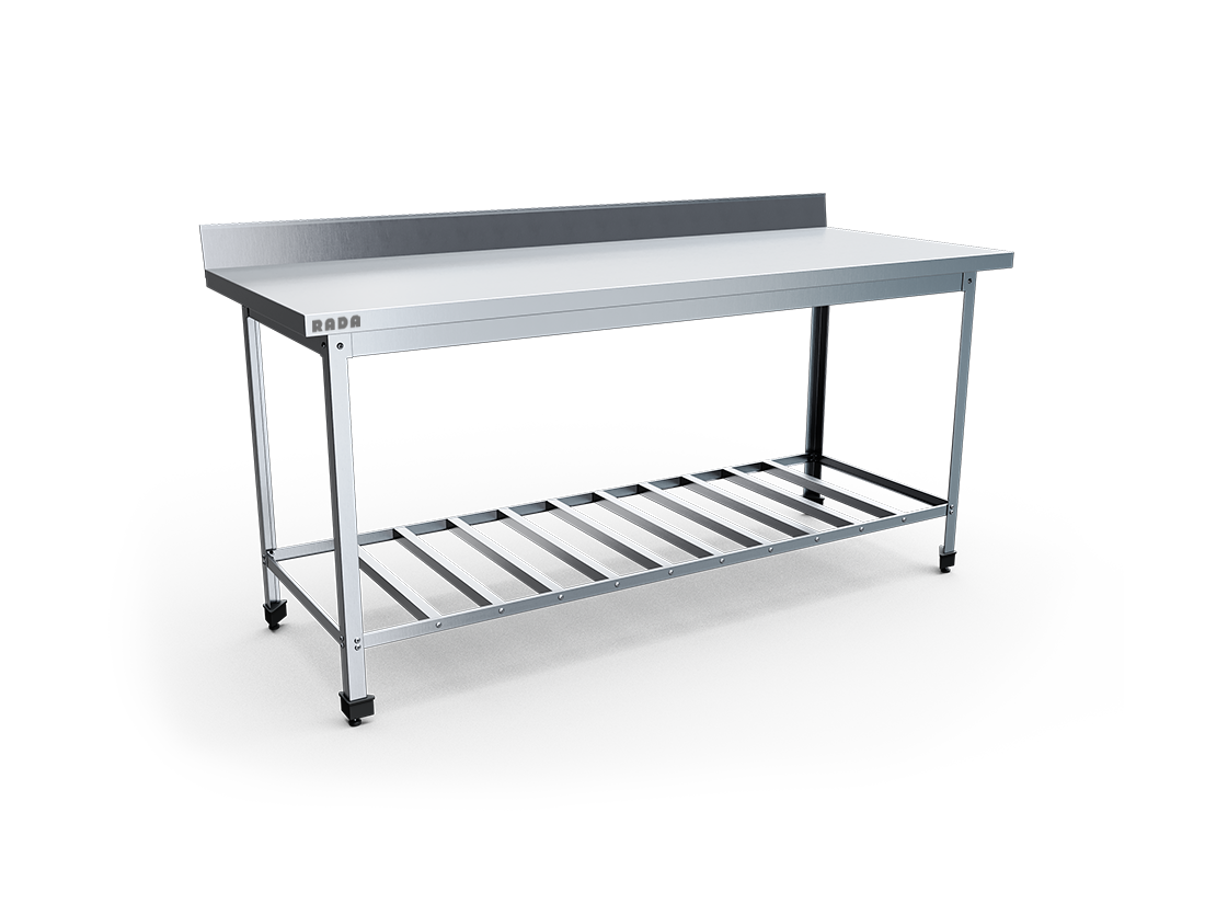Стол с полкой-решёткой СТПУ-18/7-Р