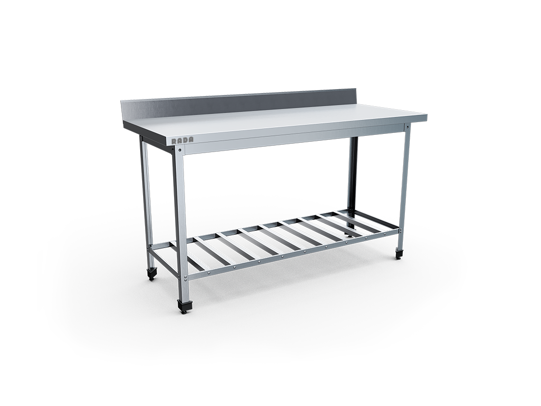 Стол с полкой-решёткой СТПУ-15/6-Р