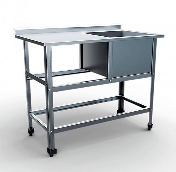 Ванна-стол, рабочая поверхность-слева 1150х600х850