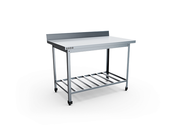 Стол с полкой-решёткой СТПУ-12/7-Р