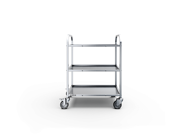 Тележка сервировочная 600х400х900 с тремя полками