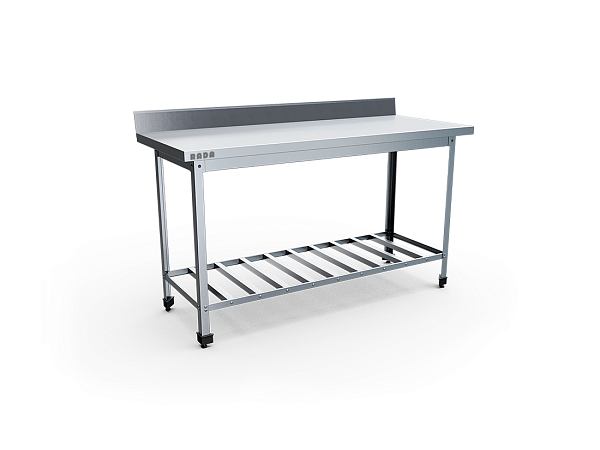 Стол с полкой-решёткой СТПУ-15/6-Р